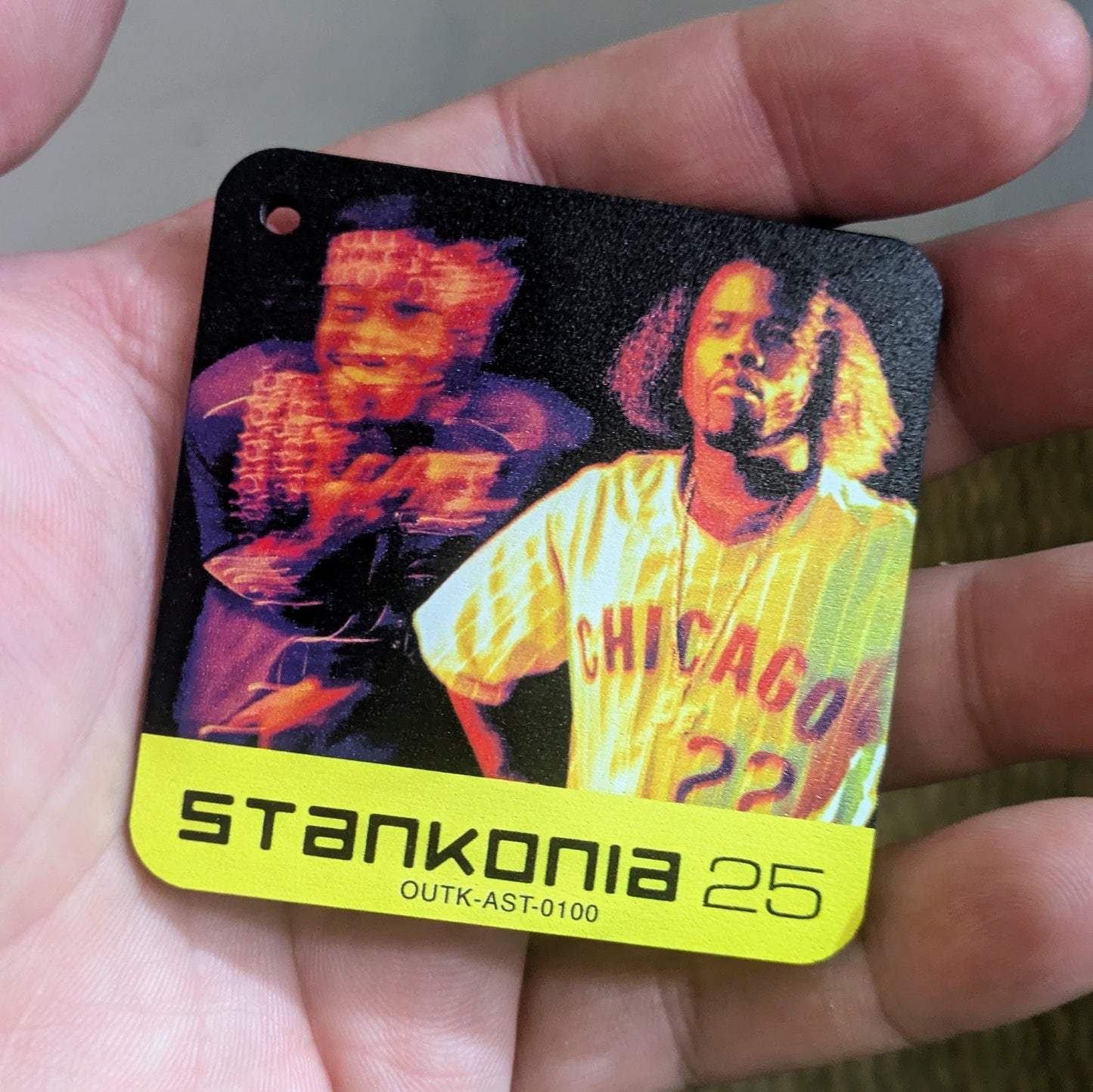 Custom Goodz card, close detail